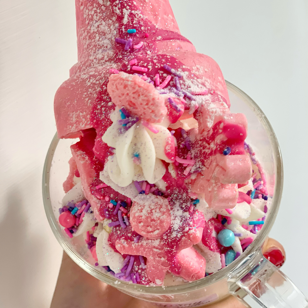 Pink Ice Cream Cone Mug